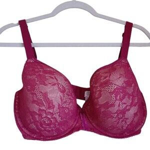 wacoal lace finesse t-shirt bra 853201 pink size 36G